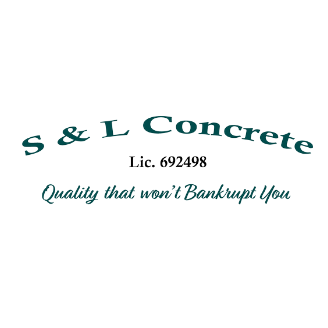 S & L Concrete Construction Logo