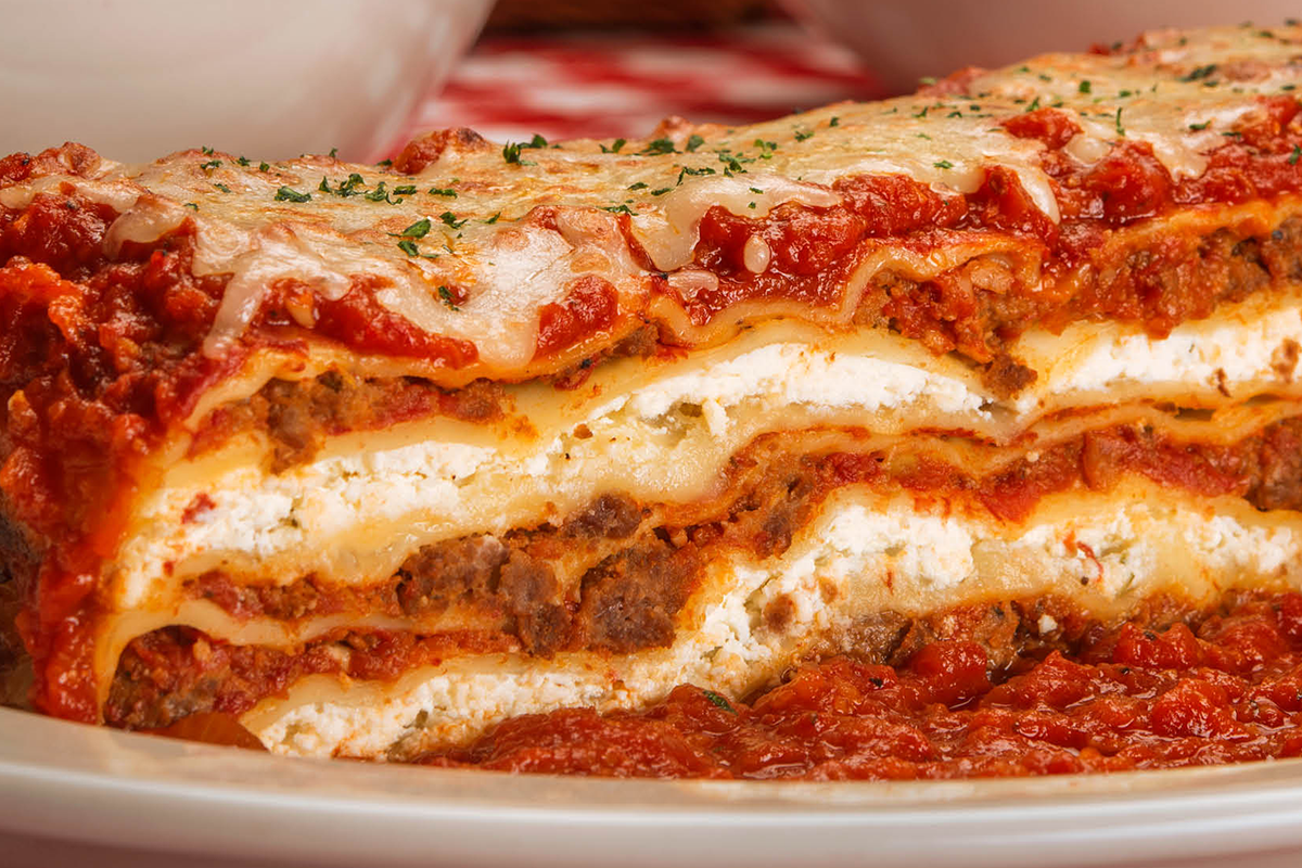 Lasagna Buca di Beppo Italian Restaurant Norwood (513)396-7673