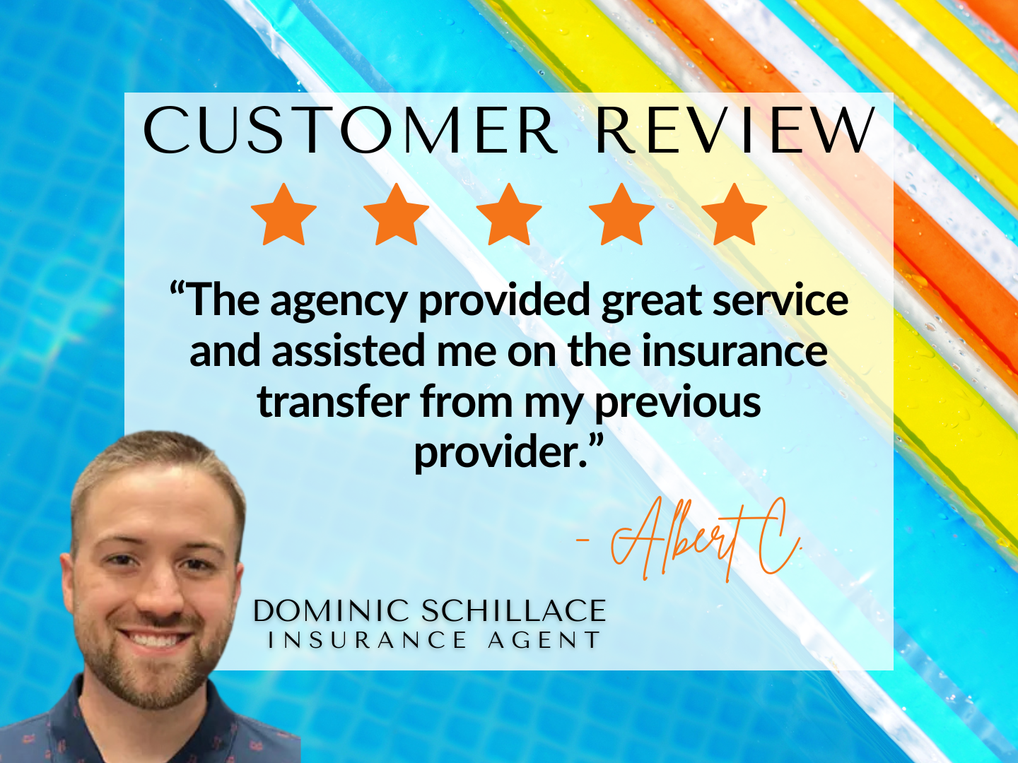 Thank you for the 5 star review, Albert!