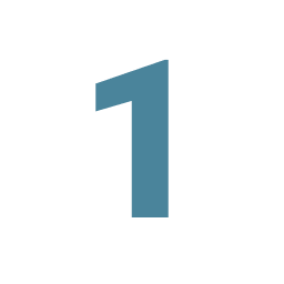 Number 1 icon.