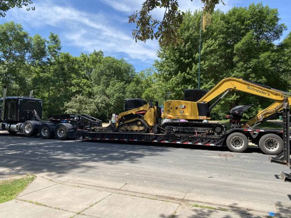 Heavy equipment ready to roll. We bring the right machines to every job; no project is too big for our team to handle.