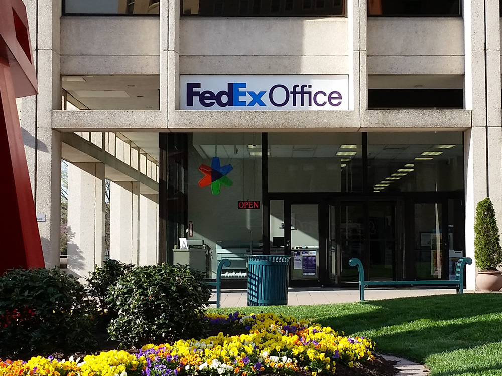 Exterior photo of FedEx Office location at 1111 E Main St\t Print quickly and easily in the self-service area at the FedEx Office location 1111 E Main St from email, USB, or the cloud\t FedEx Office Print & Go near 1111 E Main St\t Shipping boxes and packing services available at FedEx Office 1111 E Main St\t Get banners, signs, posters and prints at FedEx Office 1111 E Main St\t Full service printing and packing at FedEx Office 1111 E Main St\t Drop off FedEx packages near 1111 E Main St\t FedEx shipping near 1111 E Main St