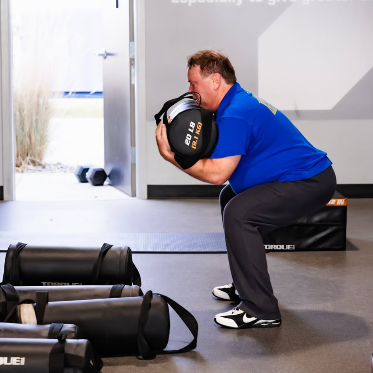 Looking to lose weight and keep it off?
At Alloy Personal Training Overland Park, our weight loss training programs combine strength training, mobility, and cardio to help you burn fat, build muscle, and improve overall fitness. Unlike quick-fix programs, our science-backed approach ensures sustainable results by focusing on progressive strength training and metabolism-boosting workouts.
Whether you’re searching for a workout program for weight loss or need guidance from the best fitness coaches in Overland Park, our structured, small-group training provides the accountability and support needed for long-term success. We tailor each workout to your fitness level and goals, ensuring a safe, effective path to fat loss and improved strength.
Ditch the fad diets and endless cardio—our proven system helps you lose weight the right way while building a stronger, healthier body.
Start today with a free Starting Point Session!