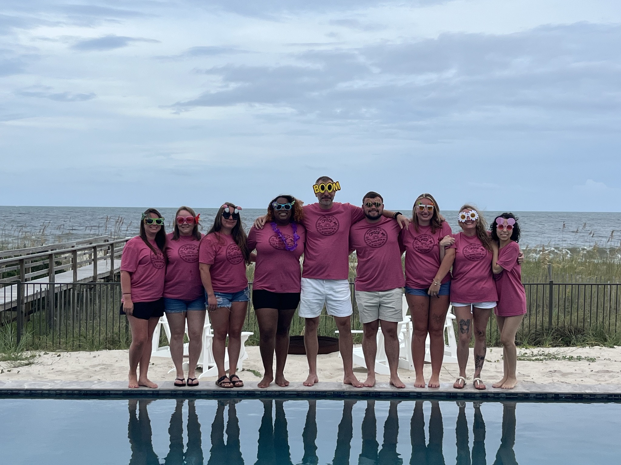 Traded desks for the dock over the weekend &mdash; our insurance dream team soaking up sun, laughs, and teamwork at the beach