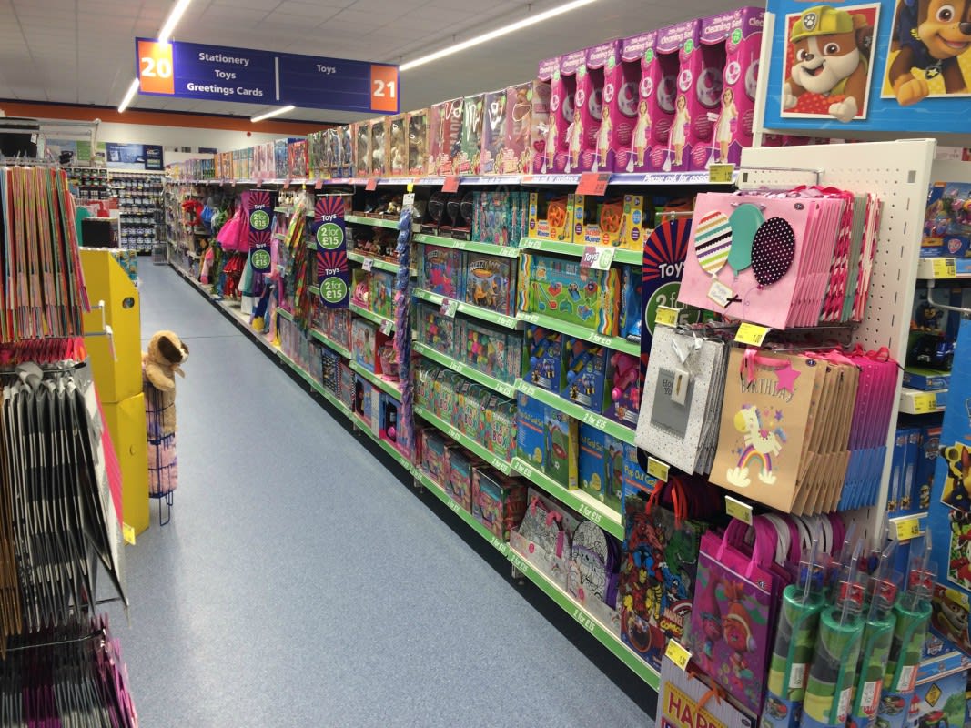 Keep the kids entertained with B&M's huge range of toys, available at Western Way Retail Park, Bury St Edmunds.