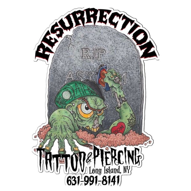 Resurrection Tattoo & Piercing Logo