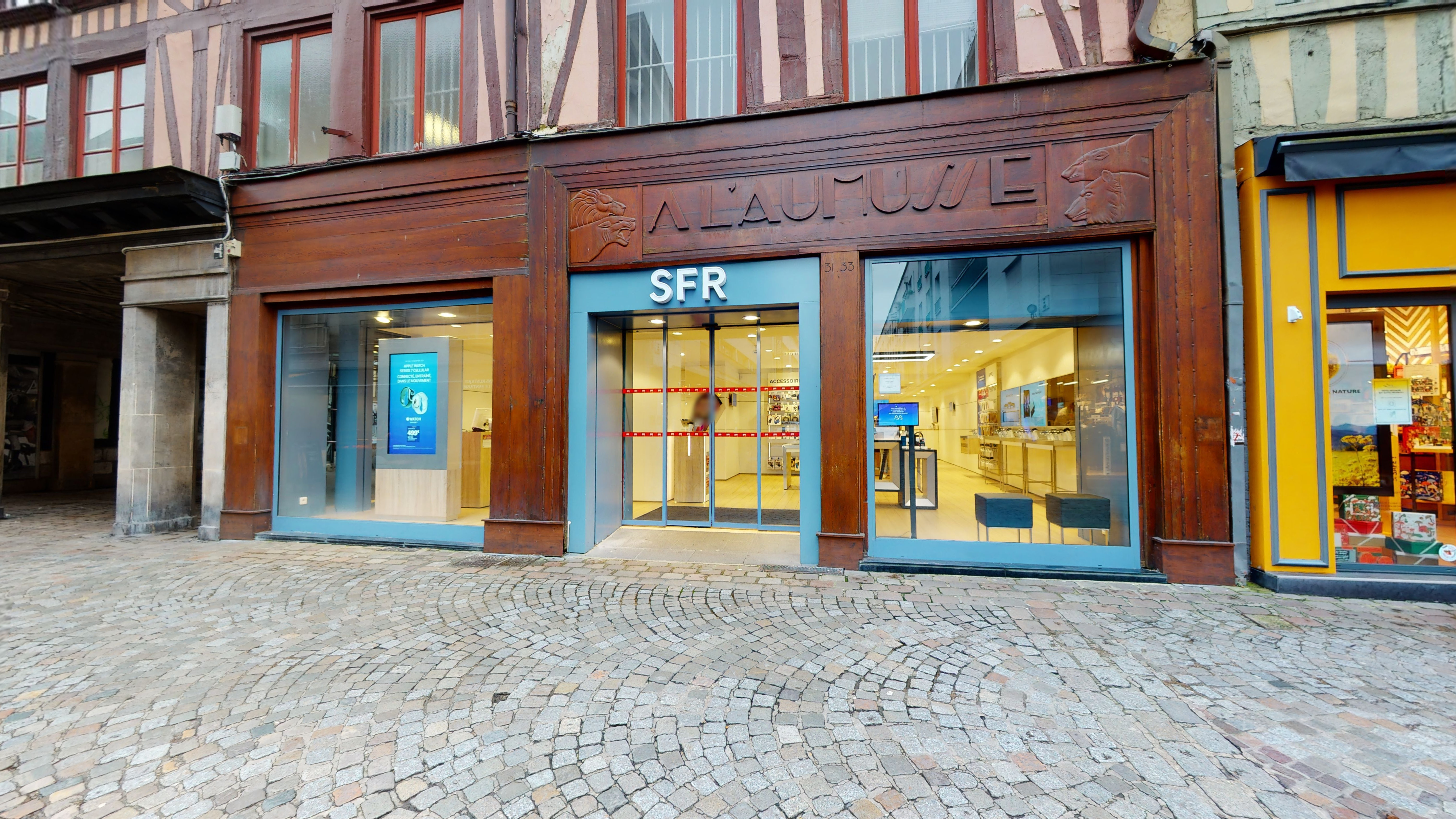 Images SFR Rouen Gros Horloge