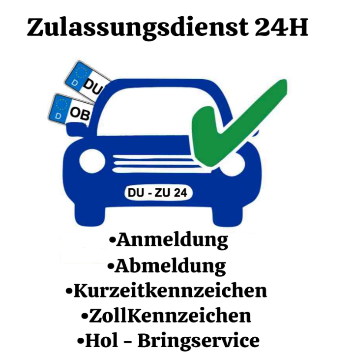 KFZ Zulassungsdienst 24H - Abhol und Bringservice in Duisburg - Logo