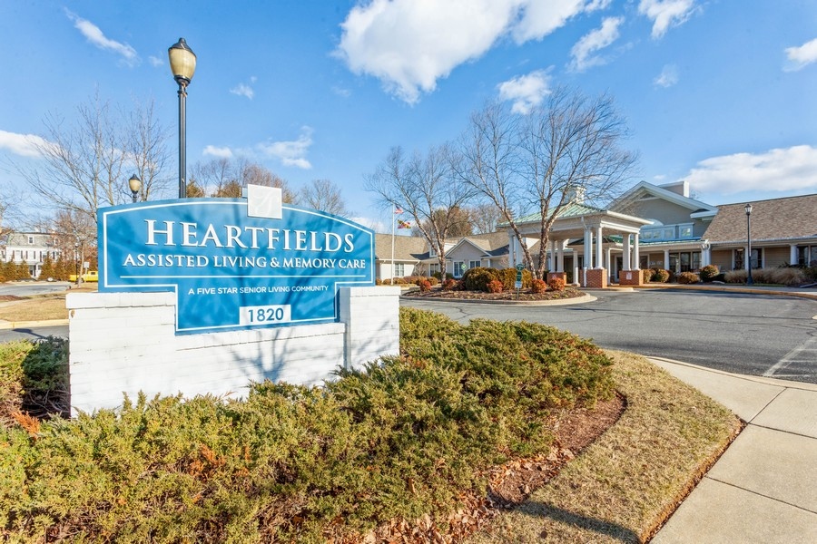 HeartFields Assisted Living at Frederick exterior sign