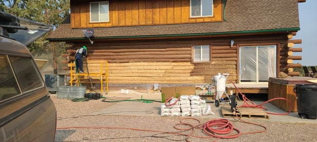 Images Norse Log Home Restoration