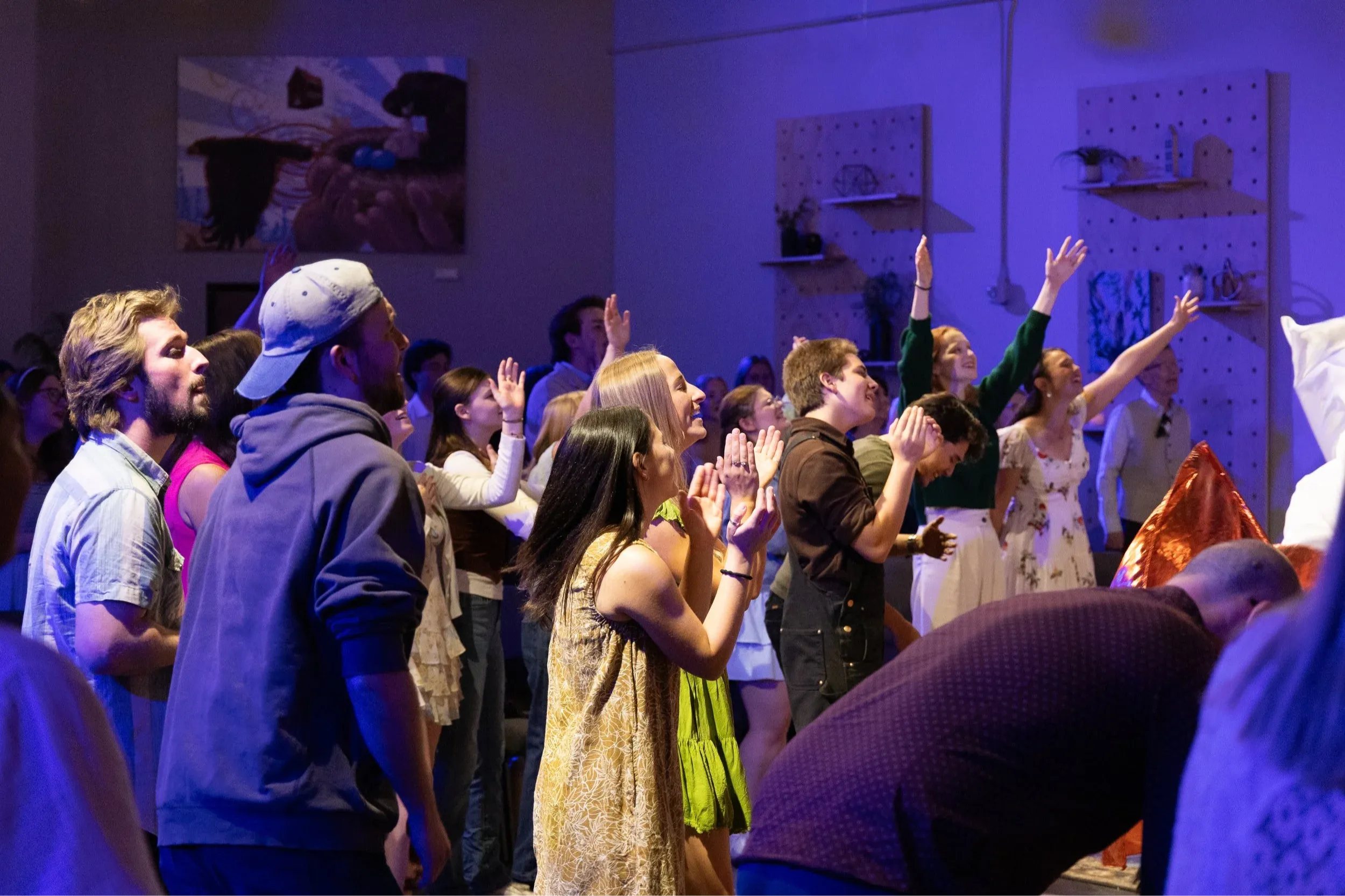 You can have church without a message, but you can’t have church without worship. A good portion of our time is devoted to pouring out love to God through worship and prayer.