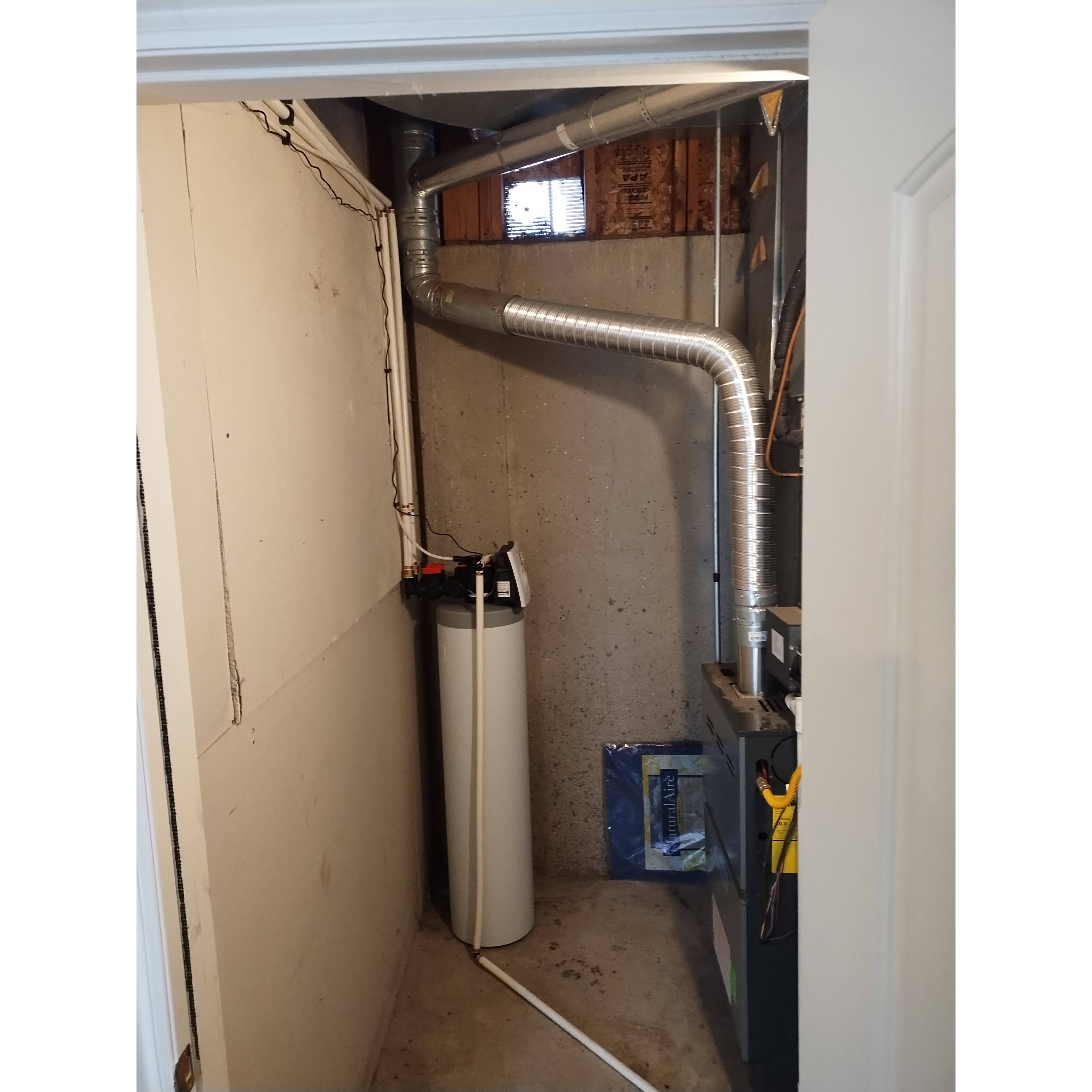 Water softener installation in Draper, Utah.