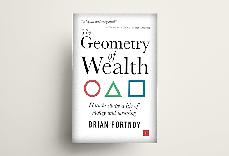 Cover design of The Geometry of Wealth by Brian Portnoy.