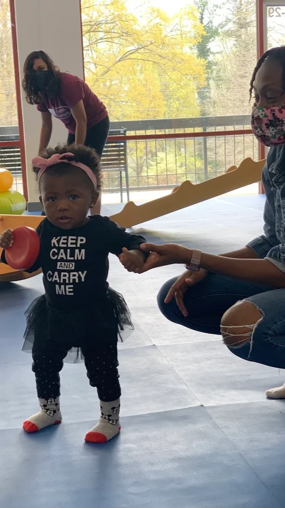 Give your child space to move, explore, and follow their curiosity in our colorful indoor play area in Sandy Springs. Every visit offers new opportunities to build physical, cognitive, and social skills through play.