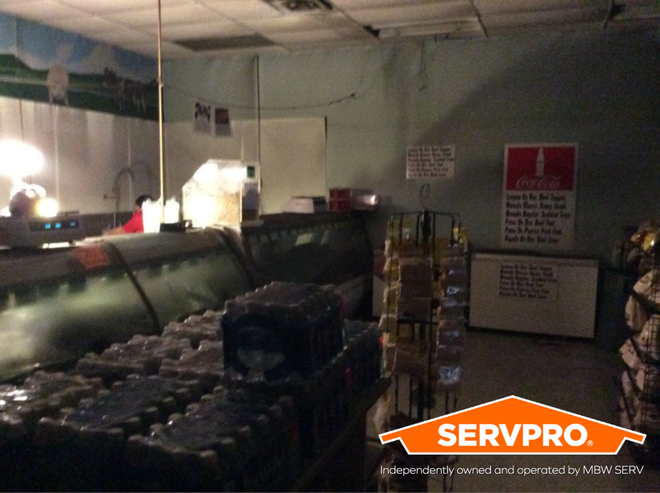 SERVPRO of Dallas Commercial water damage