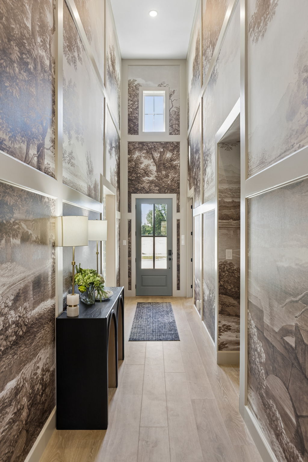 Entrance in the Rainwater Crossing model home in Celina, TX.