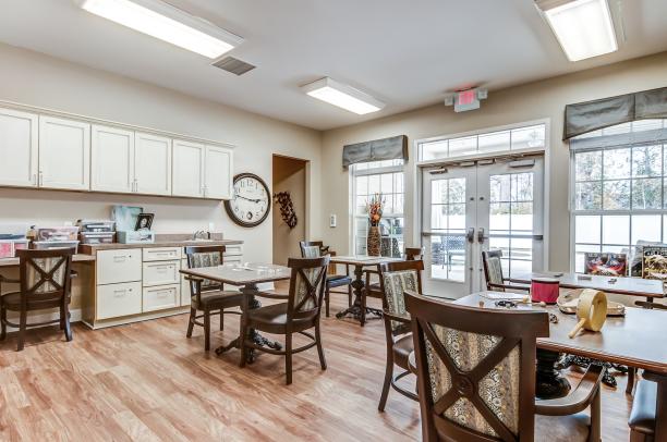 Community Area at Laurel Glen at Carrollton Senior Living