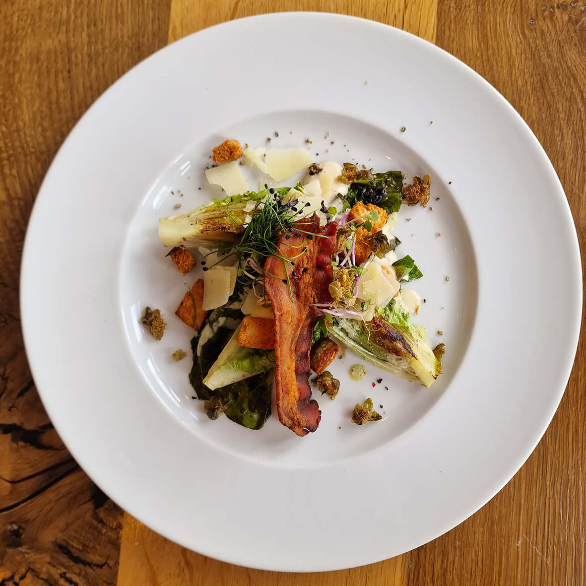 Gegrillter Romana Salat