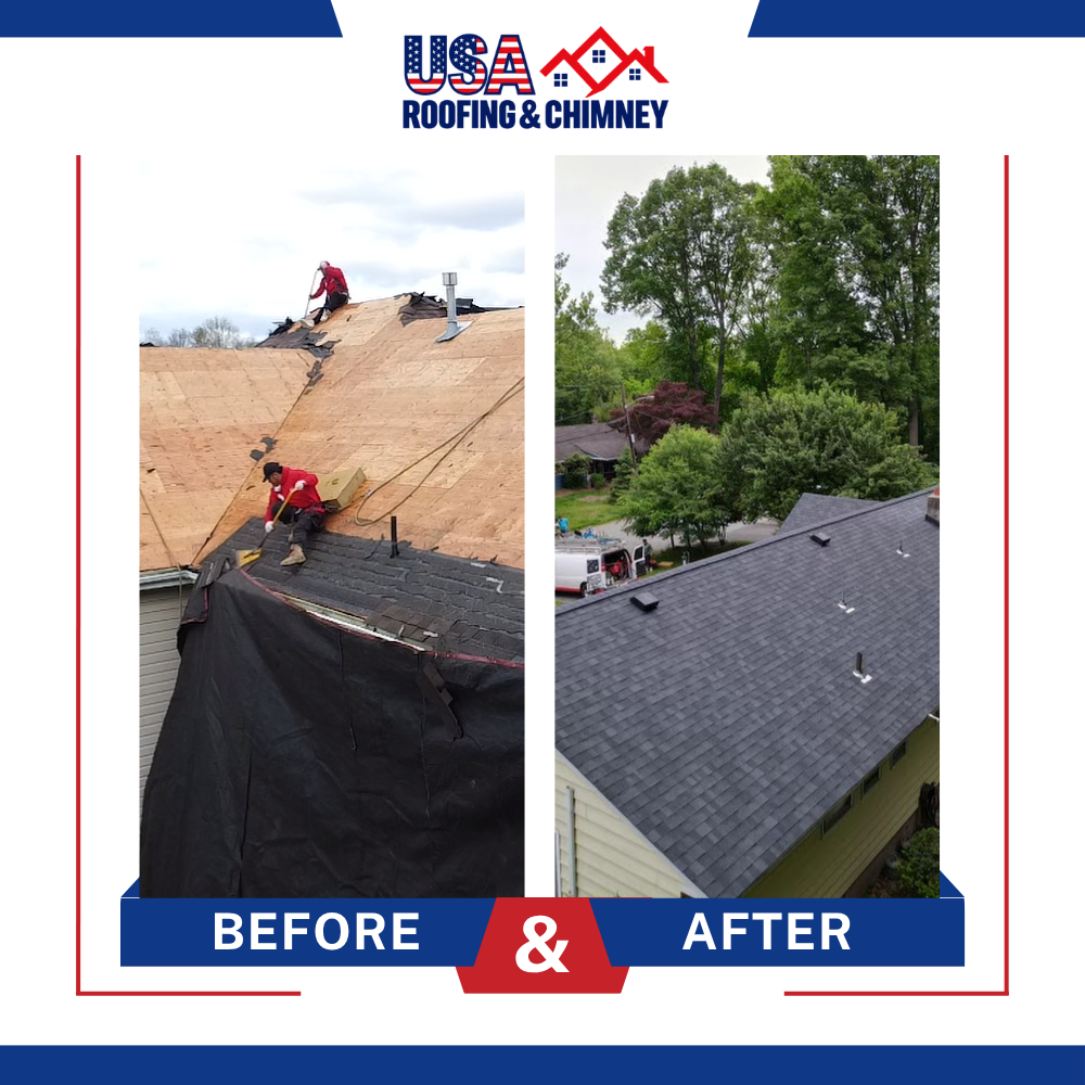 USA Roofing & Chimney LLC is a licensed and insured roofing, chimney, and siding contractor serving  