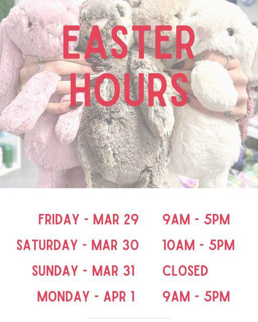 Easter Weekend Hours Alert! 

This Easter, make your moments and celebrations extra special! Whether Pinetree Innovations Saskatoon (306)477-3236