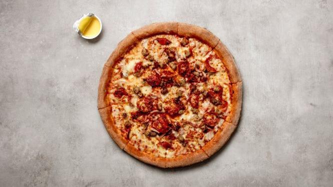 Papa Johns All The Meats Pizza Papa Johns Pizza Docklands 020 7537 7077