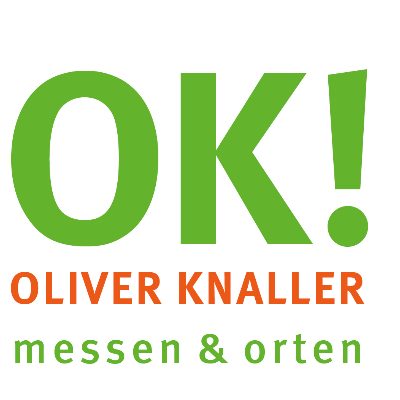 OK! Oliver Knaller   -      messen&orten Logo