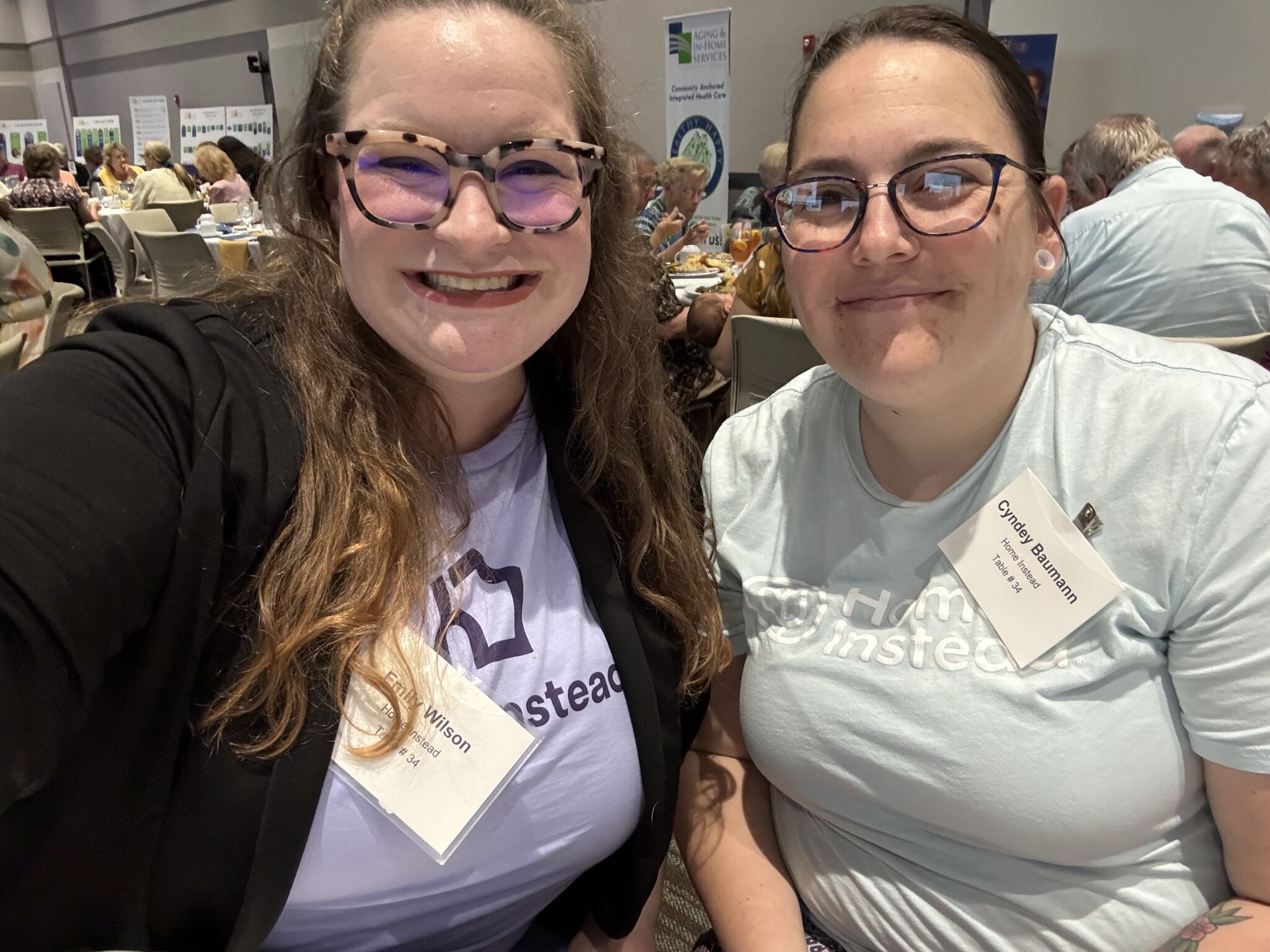 Home Instead team members connecting with the community through outreach and support.