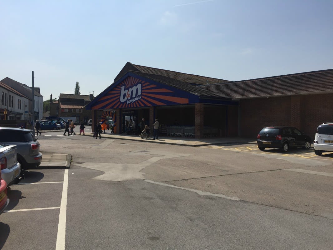 B&M's brand new Bargains Store, located on Riverside Market Place, Brigg.