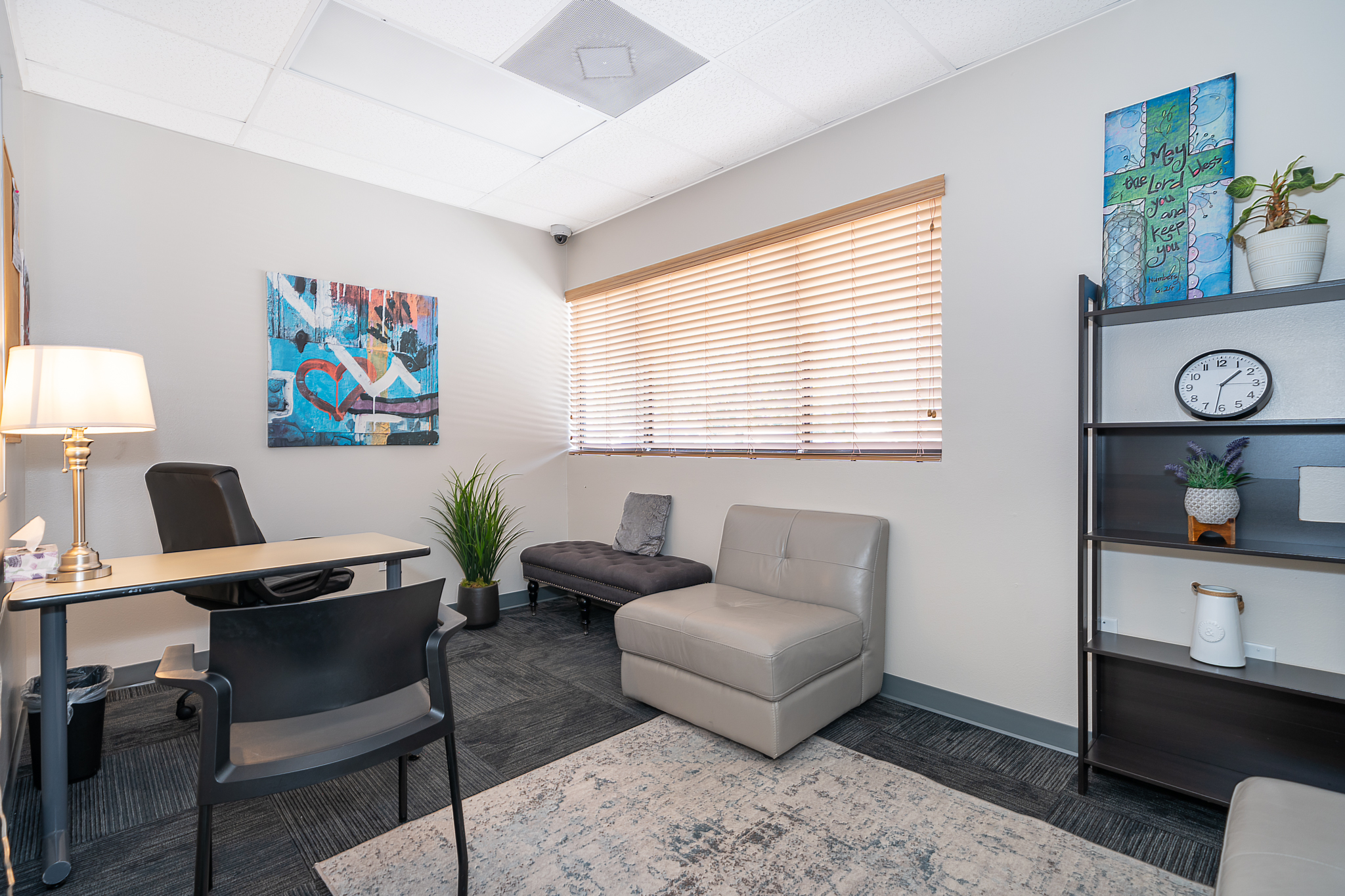 One-on-one therapy rooms that feel private, safe, and supportive.