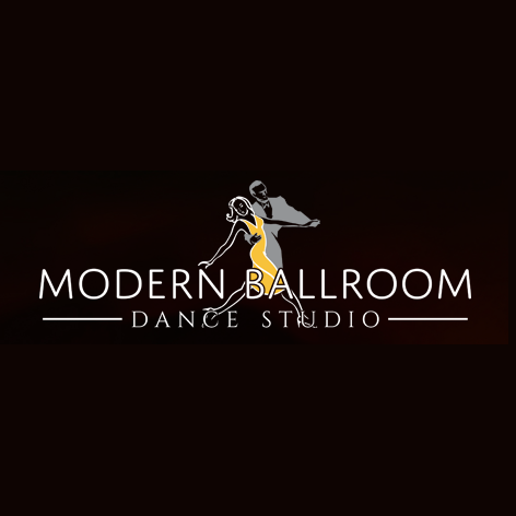 Modern Ballroom Dance Studio Logo