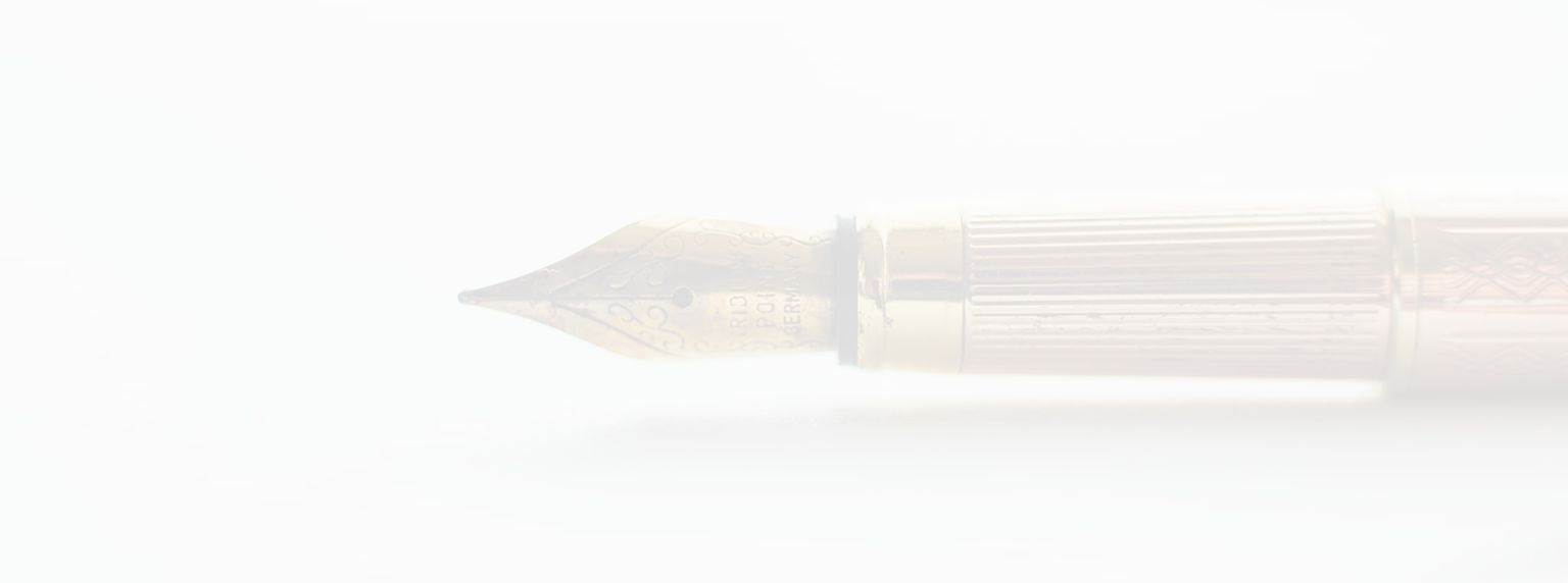 Close-up of a luxury fountain pen.