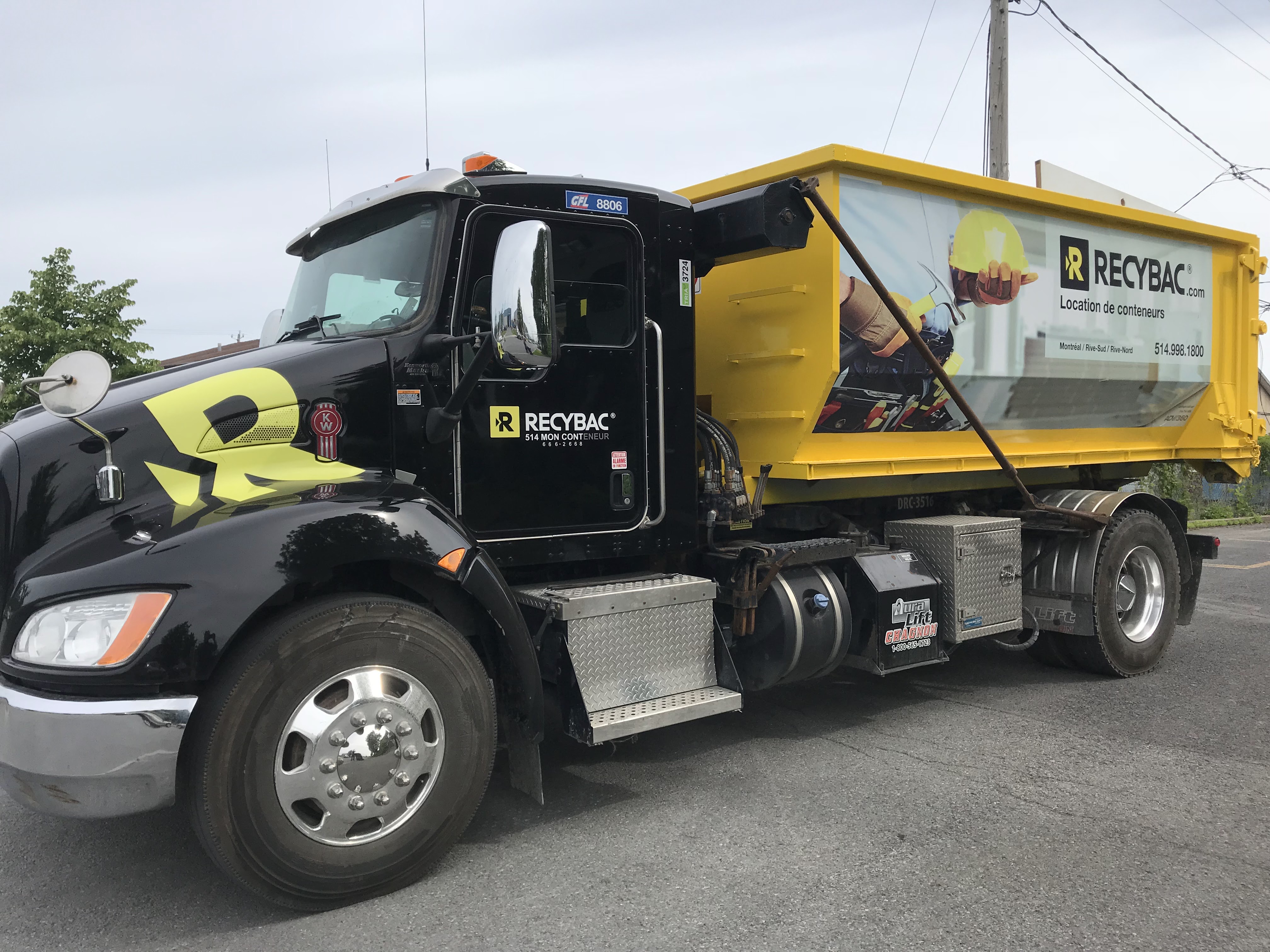 Images Location de conteneur RECYBAC Longueuil