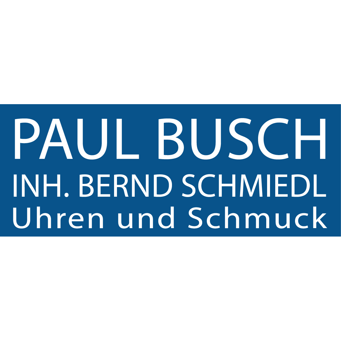 Uhren - Busch Inh. Bernd Schmiedl e. K. in Hof (Saale) - Logo