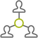 Collaboration icon.