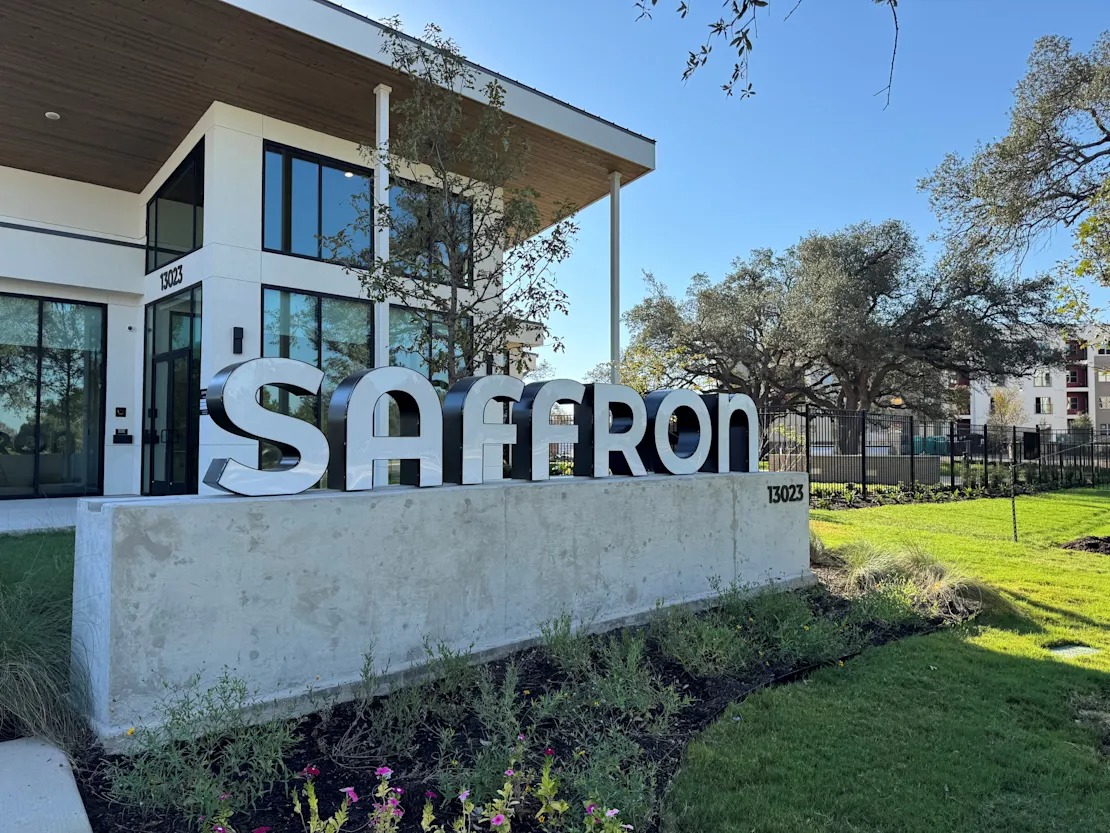 Entrance sign
