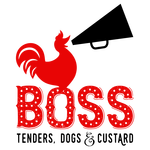 BOSS Tenders, Dogs & Custard Logo