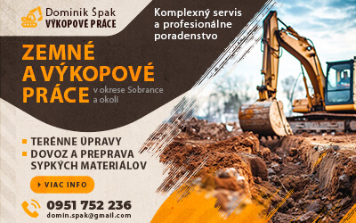 Dominik Špak - Výkopové práce - Excavating Contractor - Jenkovce - 0951 752 236 Slovakia | ShowMeLocal.com