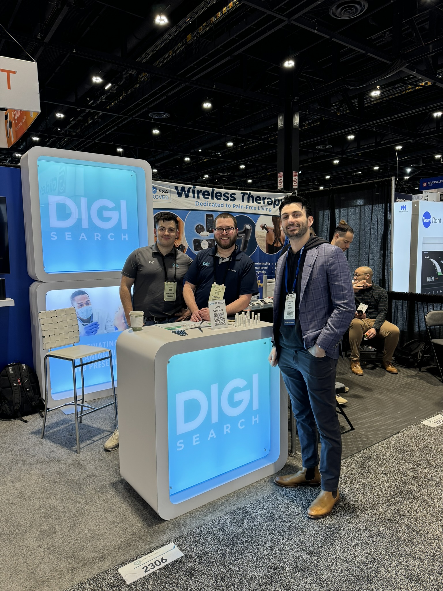 The DIGI Search booth at the 2025 Chicago Midwinter Meeting
