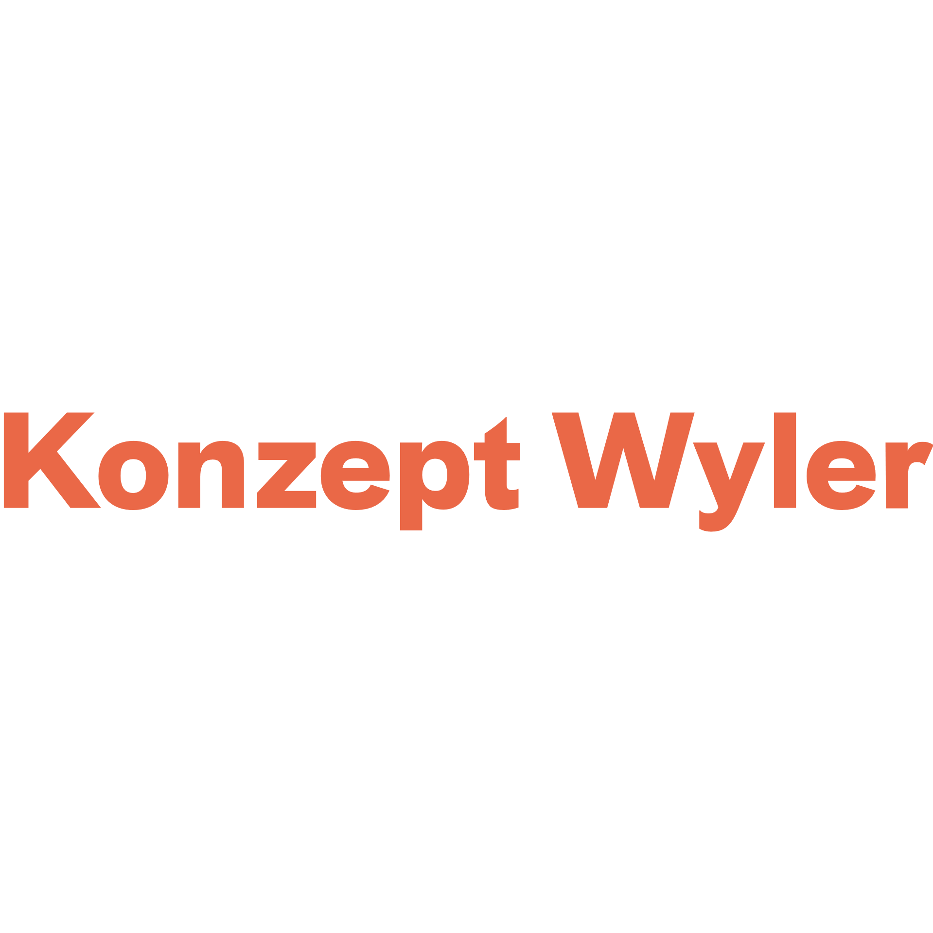 Konzept Wyler AG für Architektur und Baumanagement Logo