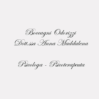 Images Boccagni Odorizzi Dott.ssa Anna Maddalena
