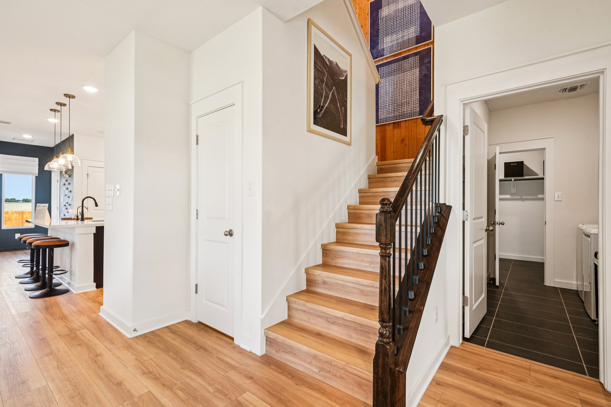Staircase of Model Home