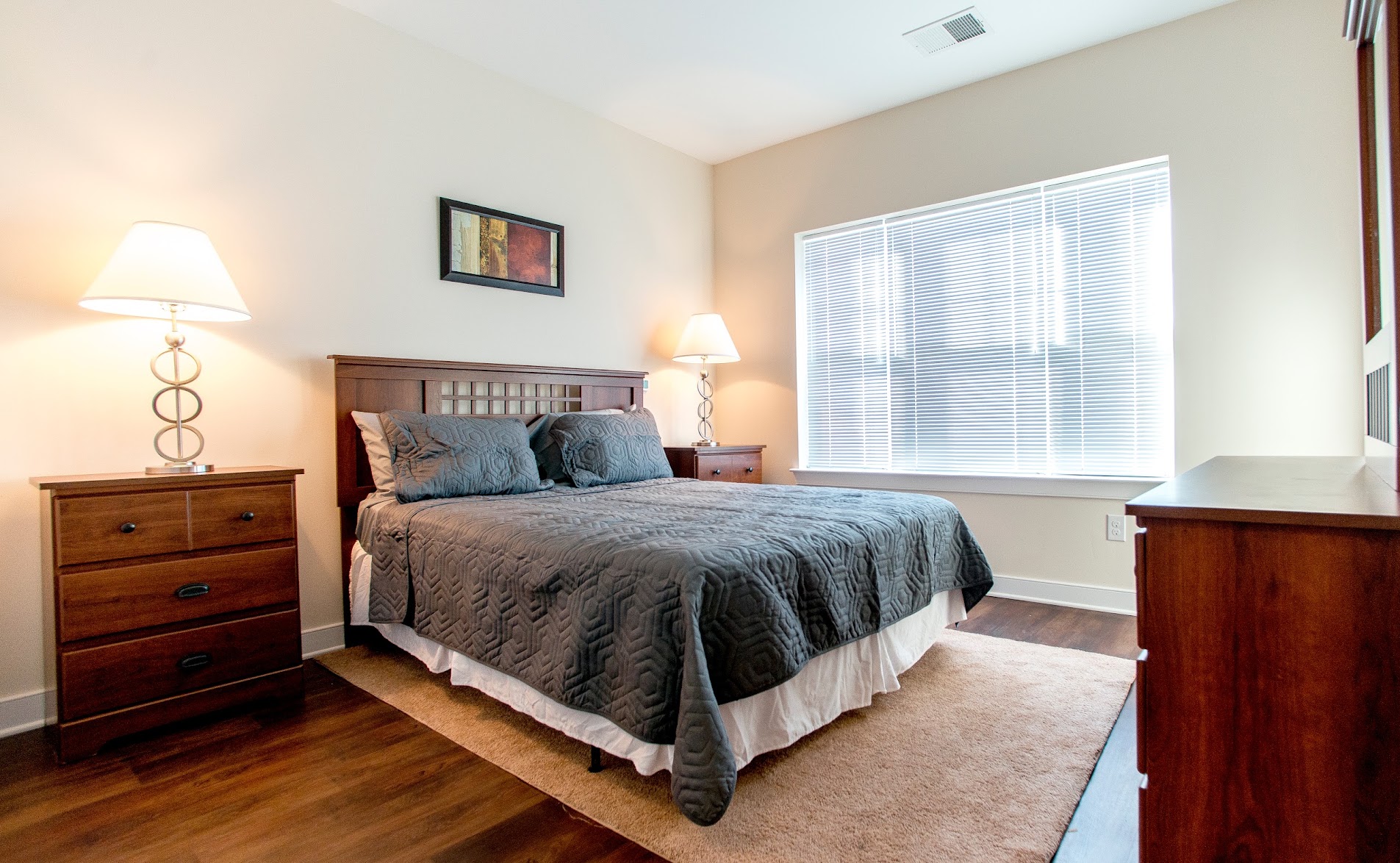 Spacious bedroom