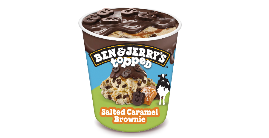 Ben & Jerry's TOPPED SALTES CARAMEL BROWNIE 438ml