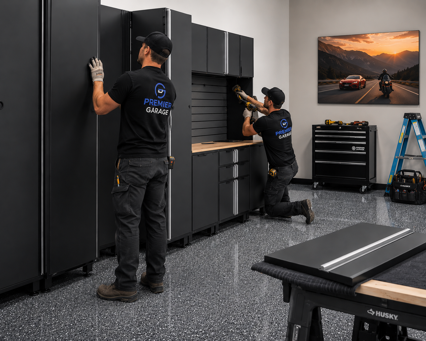 Our trained installers take pride in getting every cabinet level, secure, and exactly where you want it. This is what quality installation looks like.