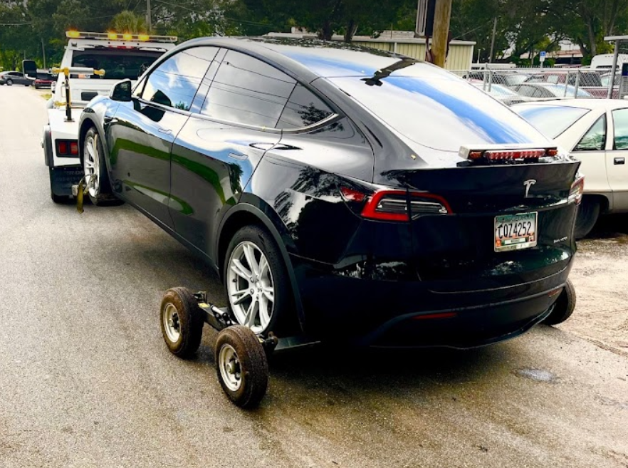 Stuck on the side of the road? Call for a tow!