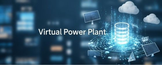 VPP（仮想発電所）を表す画像