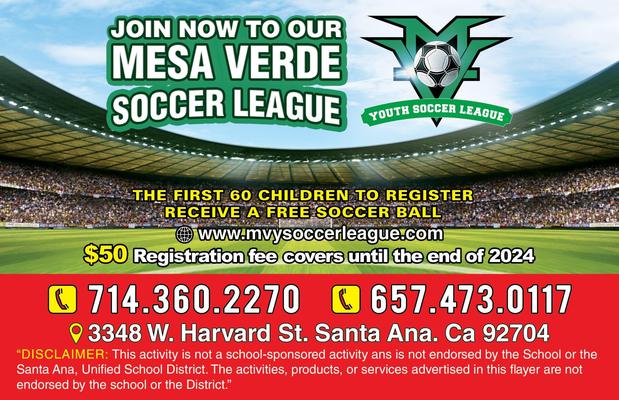Images Mesa Verde Youth Soccer League
