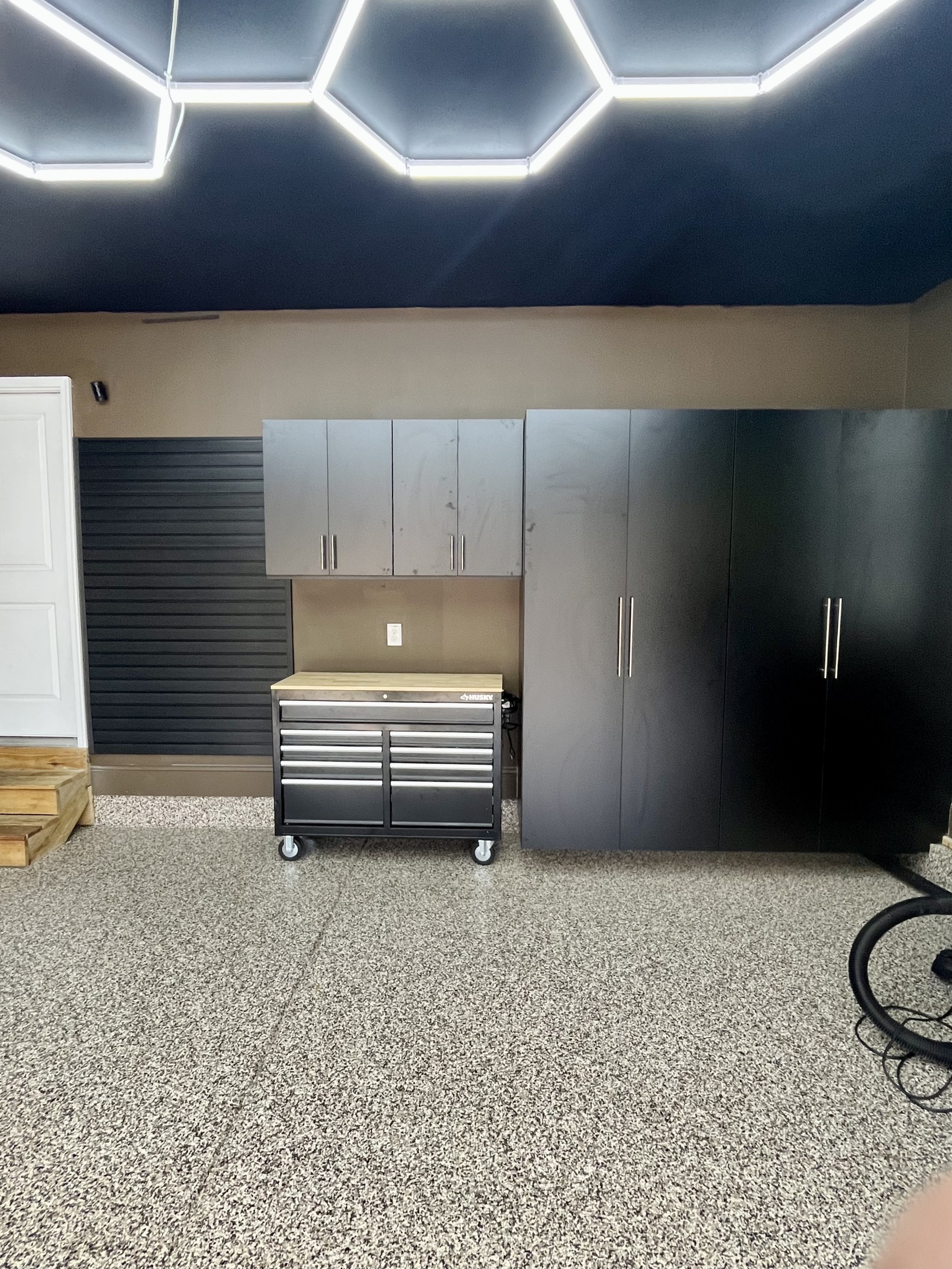 Flooring and storage installed by our trusted team!