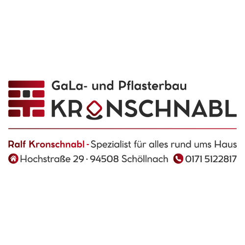 Logo Gala- und Pflasterbau Kronschnabl - Ihr Landschaftsbauer für Schöllnach und Umgebung