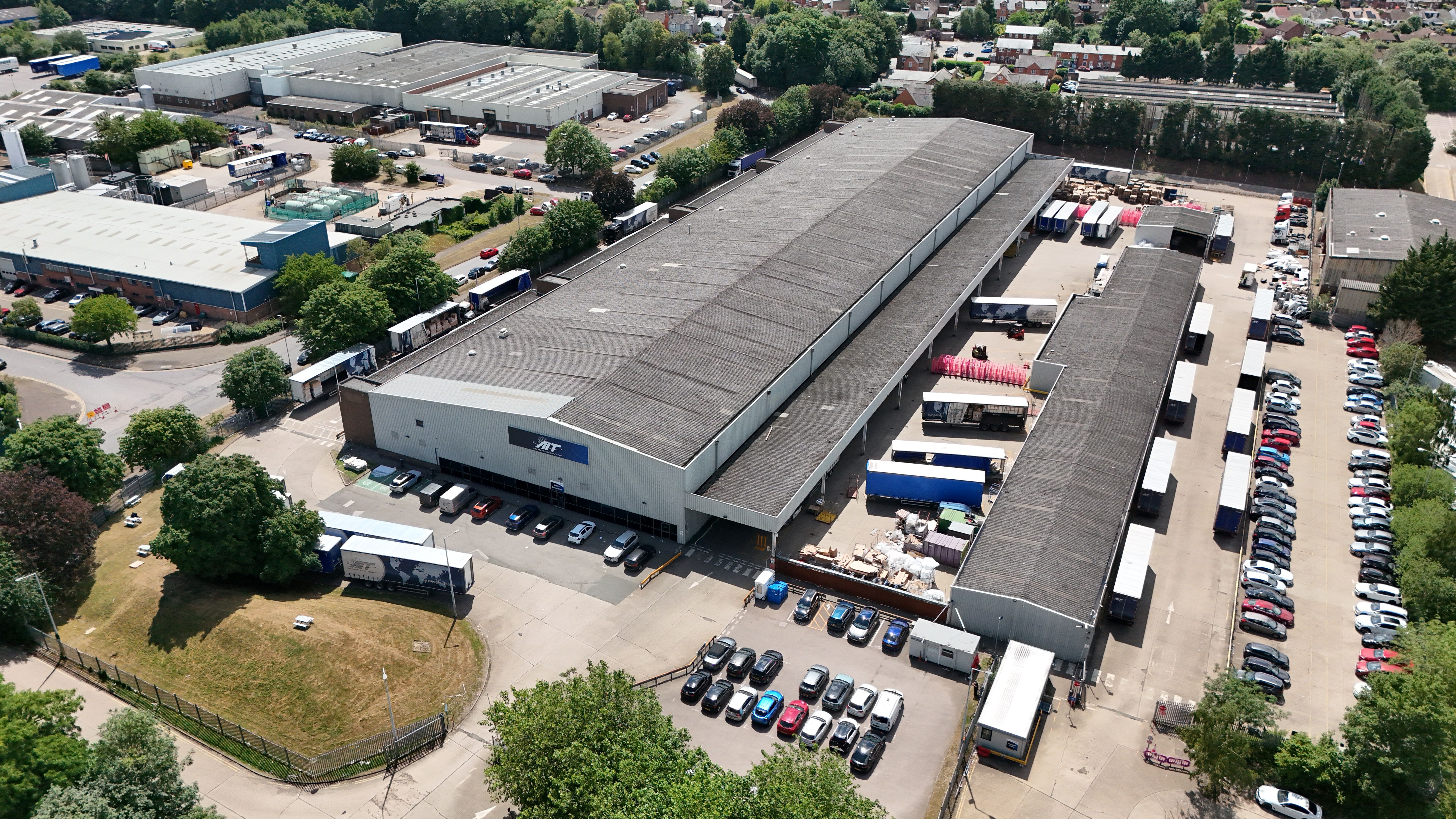 AIT Home Delivery - Northampton Aerial View